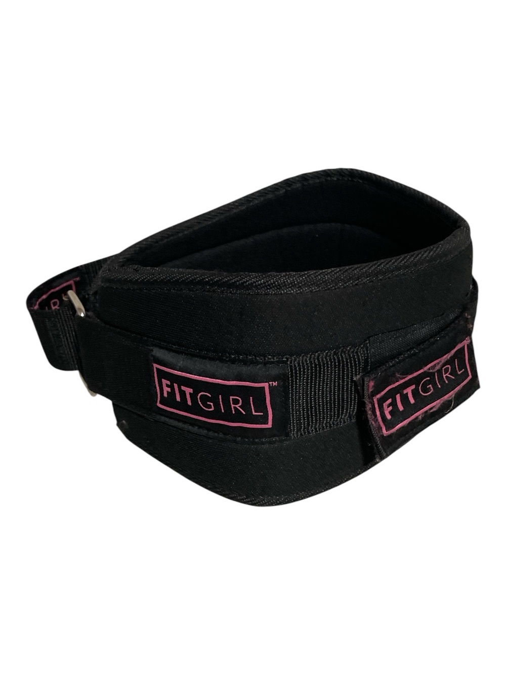 Black and Pink Weightlifting Belt - Women's Support Belt • Small